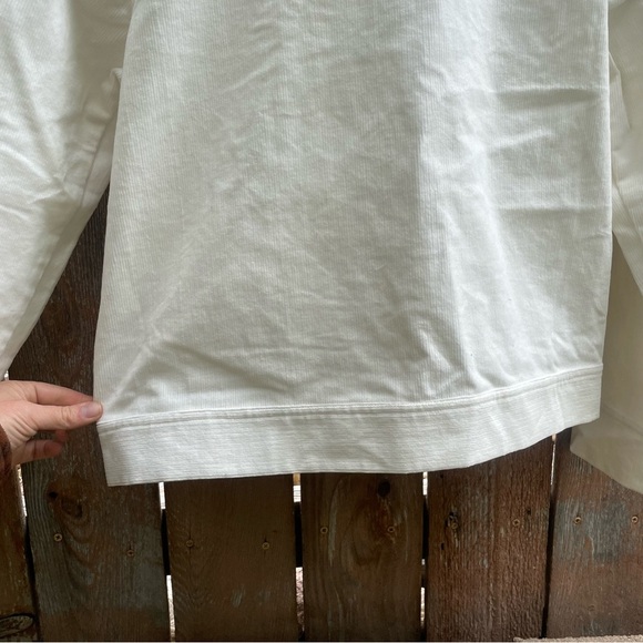 LILLA P Women’s White Moto Bomber Zip Up Corduroy Jacket NWOT Size Medium - Picture 15 of 15